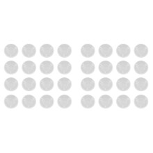 32 Pack Clear Mushroom Style Guitar Effect Pedal Footswitch Toppers Foot Nail Cap Protection Cap for Guitar Effect Pedal