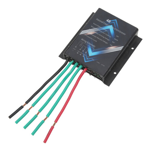 Battery Charging Regulator Wind Power Regulator Waterproof Wind Turbine Controller Automatic Voltage Matching Integrated Module Design Enhanced Heat 2