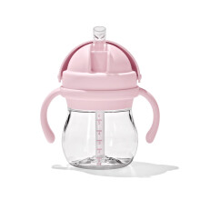 OXO Tot Transitions Rietjesbeker met Afneembare Handvatten - 6 oz. - Blossom