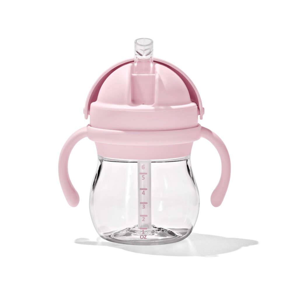 Oxo Tot Transitions Straw Cup With Removable Handles - 6 Oz. - Blossom