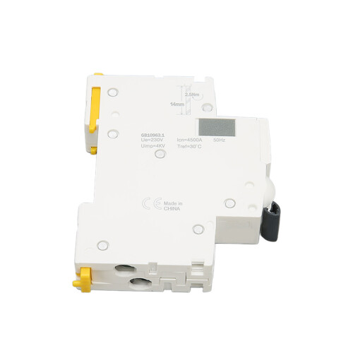 Interruttore automatico CA elettrico 1P+N Interruttore automatico mini resistente Interruttore automatico ad alte prestazioni con accessori completi 2