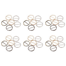 36Pcs Scarf Clip T Shirt Tie Clips for Women Metal Tshirt Waist Tightener Clip Buckle Clothing Clip