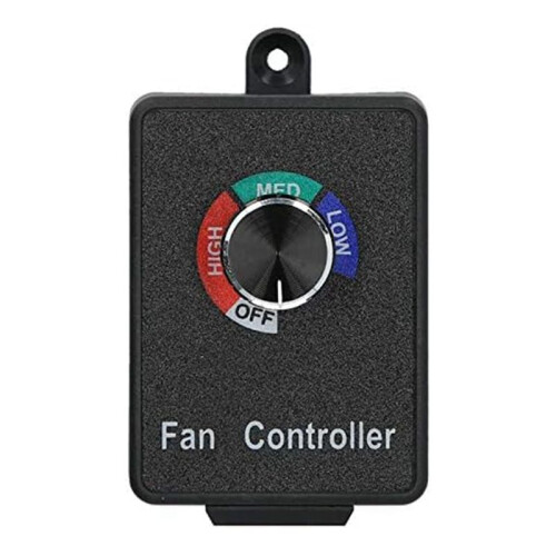 120V Stepless Speed Controller, Governor Pointer Display Fit for Fans Lights Power Tools, Motor Equipment US Plug 1