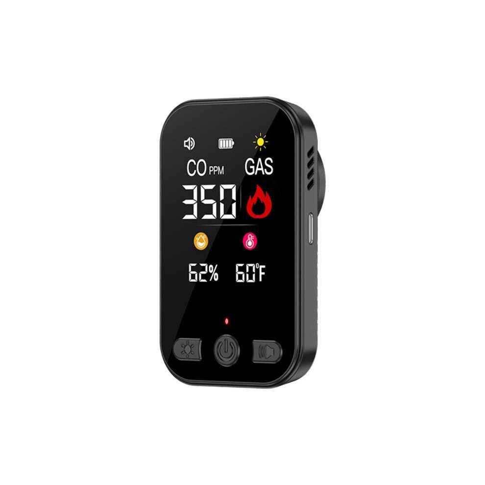 4In1 Carbon Monoxide & Natural Gas Detector Detector Lcd Display Detects Co Natural Gas Temperature Humidity For Home Eu 6132158528410