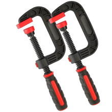 2pcs/Set Woodworking Clamps with Strong Clamping Force, Reinforced Plastic Nylon Heavy-Duty Spring Jaw Opening Clamps