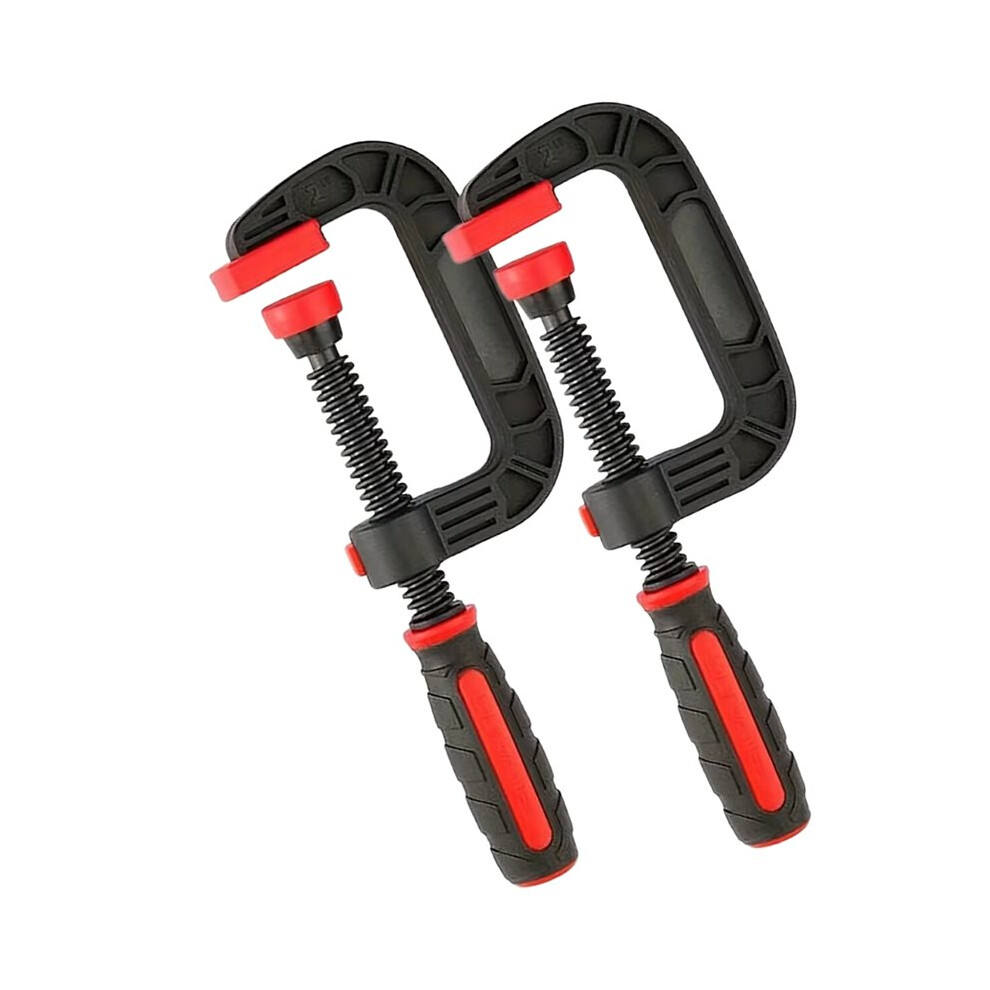2Pcs/Set Woodworking Clamps With Strong Clamping Force, Reinforced Plastic Nylon Heavy-Duty Spring Jaw Opening Clamps 6033107800451