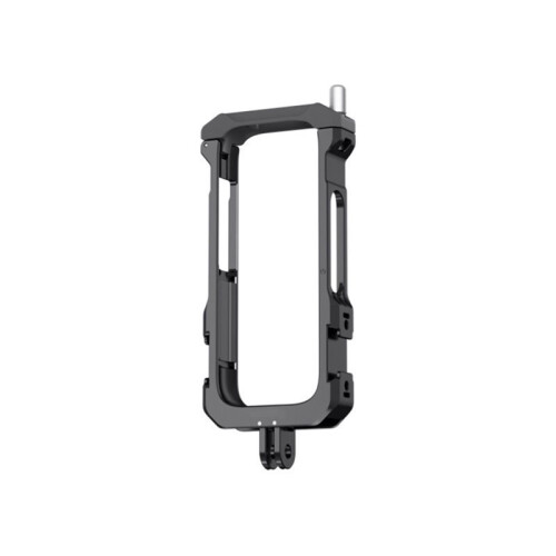 For Insta 360 X3 Metal Protective Cage with Cold Shoe Mount Panoramic Action Camera Case