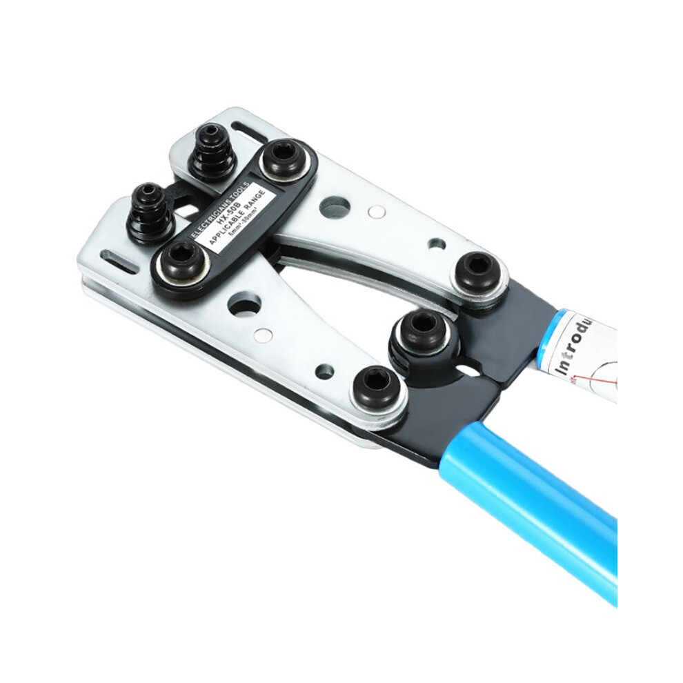 Hx-50B Crimping Plier 6-50Mm Ring Bare Cable Battery Terminals Lug Crimping Tool Cable Terminal Plier 6032211521450
