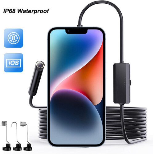 1920P HD Endoscope Camera: 5m IP67 No-WiFi Drain 2