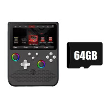 H5 Retro Handheld Game Console 5.0inch Screen 64G 15000+Games Portable Game Player Support 34 Types of Simulators A