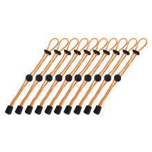 HIKEMAN 10pcs Outdoor Hiking Backpack Elastic Cord Fixing Buckle Camping Gear, Trekking Pole Adjustable Retention Buckle,A