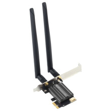 7265AN WiFi5 Card+8DB Antenna Dual Band 2.4G/5GHz AC300M  4.0 PCI-E Wireless Network Card for PC Desktop