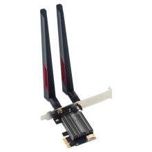 7265AN WiFi5 Card 4.0 Dual Band 2.4G/5GHz AC300M PCI-E Wireless Network Card with 10DB Antenna for PC Desktop