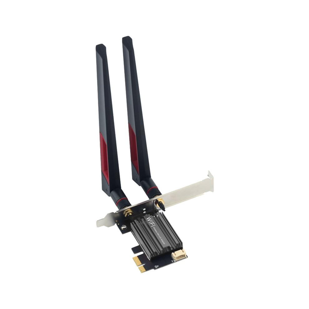 Photos - Router 7265AN WiFi5 Card 4.0 Dual Band 2.4G/5GHz AC300M PCI-E Wireless Network Card with 10DB Antenna for PC Desktop