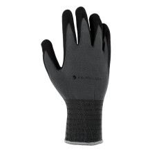 Carhartt Men's All Purpose Micro Foam Nitrile Dipped Glove, Gunmetal, Small
