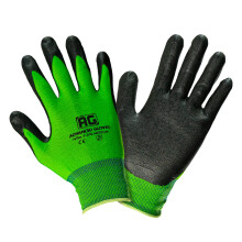 AVANCEREDE HANDSKER - NiTex P-12 Nylon Nitril Handsker, Åndbare Nitril Belagte Arbejdshandsker, Grøn, 12-Pak, Stor