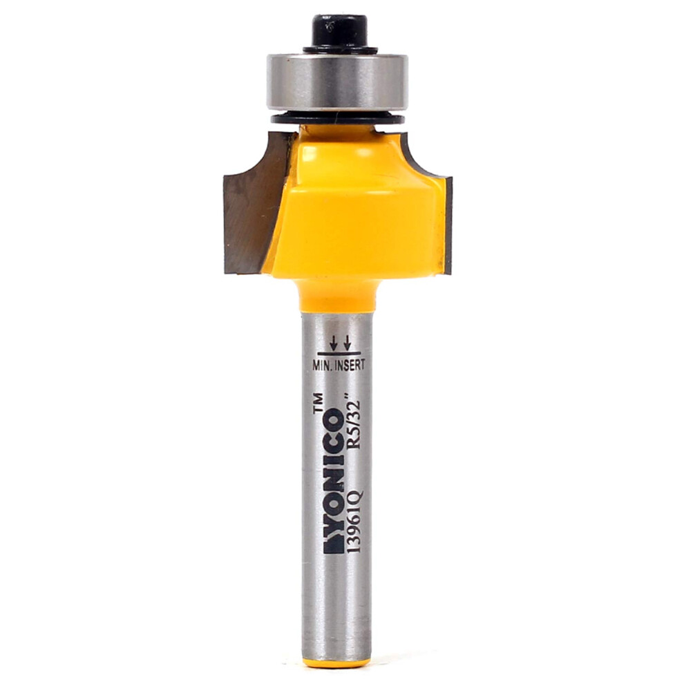 Yonico Roundover Router Bits Edge Forming 5/32-Inch Radius 1/4-Inch Shank 13961Q 765573832068