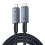 USB 5 Cable 80Gbps 240W 8K 60Hz for  5 Fast Charging for Thunderbolt3 USB 5.0 USB C to C Data Transfer Cable 1