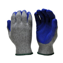 G & F Produkte Gummilatex Beschichtete Arbeitshandschuhe, Blau, Rautenmuster, Herren Medium (120 Paar)