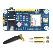 Waveshare 2G Network R800C GSM GPRS Expansion Board for Raspberry Pi Zero 2 W 3 3B 4 5 Accessories Breakout Shield HAT Kit