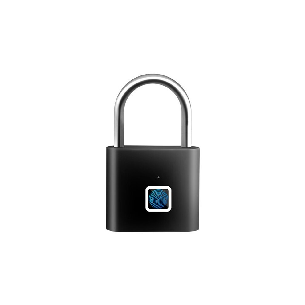 Waterproof Fingerprint Lock Keyless App Control Anti-Theft Locks Fingerprint Padlock Electronic Door Lock Black 4711262688870