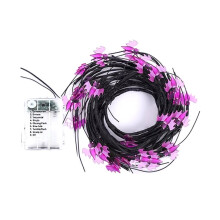 Halloween Lights Bat Pumpkin Led String Light Willow Vine Light Bendable Tree Lamp Halloween Party Home Decor