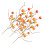 12Pcs Orange Artificial Pumpkin Branches Fall Picks for Vase Decor 1