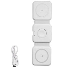 3 in 1 Wireless Charger for , IWatch & AirPods - Foldable Magnetic Charging Station, for Series