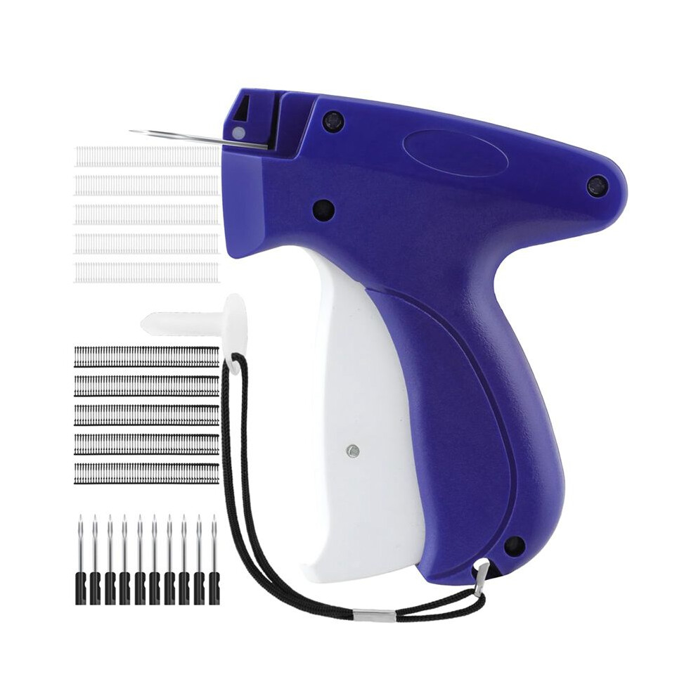 Quick Clothing Fixer, Tagging-Gun For Clothes, Handheld Tag Attacher-Gun With 10 Needles & 1000 Pcs Fasteners,Darkblue 6033169602246
