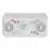 Induction Mouse Repeller Flashing Ultrasonic Mouse Repeller Insect Repeller High Power Portable Mouse Repeller White A 1
