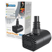 Superfish Pond-Power 900 Pump Compact Submersible Adjustable Circulation Eco-Friendly Water Ornament Filter Pump with Long Cable