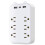 9-In-1 Surge Protector 6-Outlet Extender with 3 USB  Power Strip Plug Outlets Wall Adapter Spaced US Plug 2