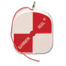 Gammon Reel 12' Weiί & Orange Flo Red fόr Lotvermessung einziehbare Schnur 11-729