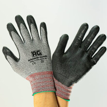 AVANCERET HANDSKER - NiTex P-200 Nylon Nitril Handsker, Åndbare Nitril Skum Coated Arbejdshandsker, Grå, 3-Pak, Medium