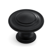 HESTIA HARDWARE 1 Pack | Svarta Handtag för Skåp 1-1/3 tum