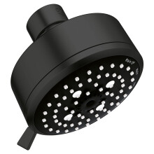 GROHE 260432431 Tempesta Cosmopolitan Feststehender Duschkopf mit 4 Strahlarten: Rain O2, Rain Massage Jet, Mattschwarz