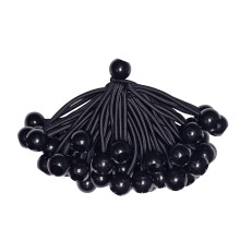 Corda Bungee YELIER da 50 Pezzi (Nera, 4"), Resistente ai UV, Antiossidante, Sicura