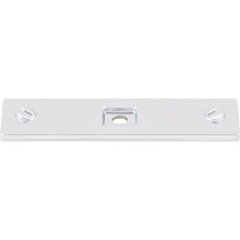 Top Knobs TK741PC Barrington Colección 3" Channing Placa de Fondo, Cromo Pulido