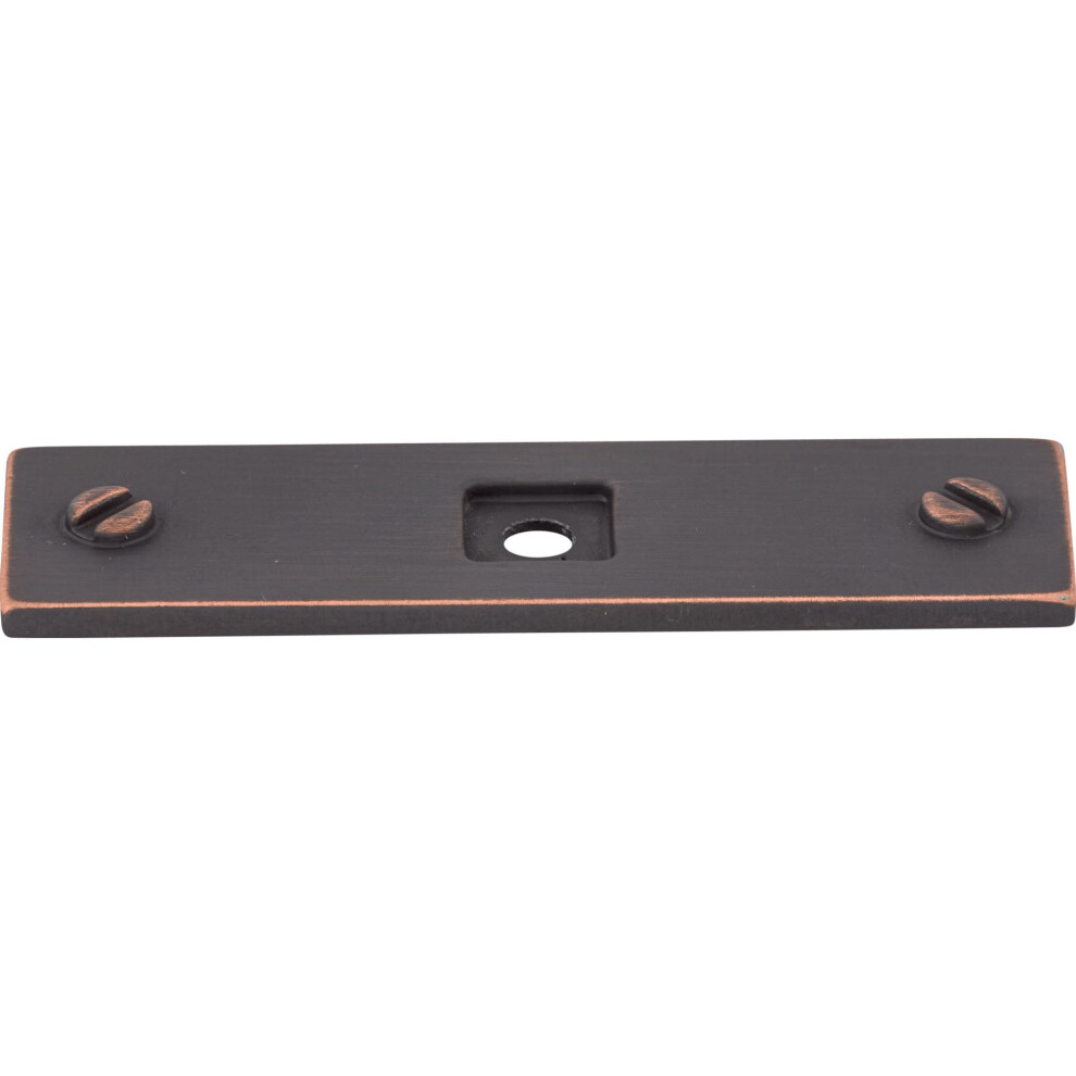 Photos - Furniture Hardware Top Knobs TK741UM Barrington Collection 3" Channing Backplate, Umbrio