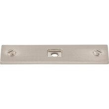 Top Knobs TK741BSN Colección Barrington Placa de Fondo 3" Channing, Níquel Satinado Cepillado