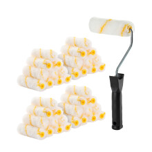 Bates- Verfrollers, 4 Inch Verfroller met 40 Hoezen, Kleine Verfroller, Mini Verfroller