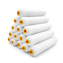 YLTOLOO 15 Stück Malerrollerabdeckungen, 6 Zoll Schaumroller, Mini Maler Kit für Wände und Decken