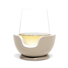 VoChill Stemless Wijnglas Koeler | Houd de Koelte In Je Glas | Gemaakt In USA | Afneembare & Herbruikbare Koel Basis