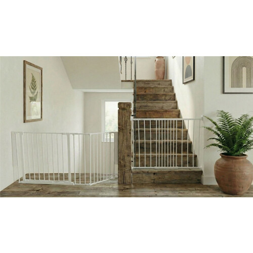 Safetots (White, Up to 253.5cm) Safetots Solution for Up and Down Staircases