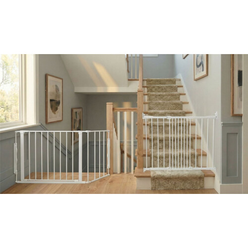 Safetots (White, Up to 233.5cm) Safetots Solution for Up and Down Staircases