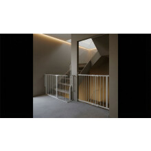 (Blanco, Hasta 279.5cm) Safetots Barreras de Seguridad para Escaleras y Rellanos