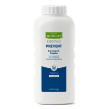 Medline Remedy Essentials Maisstärke-Pulver (4 oz Flasche), 36 Stück, frischer Duft, talkfrei, Reisegröße