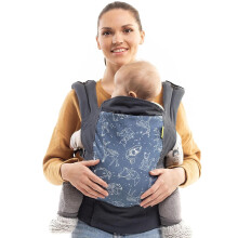 Marsupio Boba Baby Carrier Classic - Zaino o marsupio frontale per neonati da 3 kg e bambini fino a 20 kg (Blu navy)