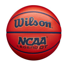 Wilson NCAA Legend OT Basketball - Størrelse 6 - 28.5", Orange/Navy