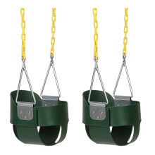 Seggiolino per Altalena Bambini Eastern Jungle Gym con Catene Rivestite - Confezione da 2